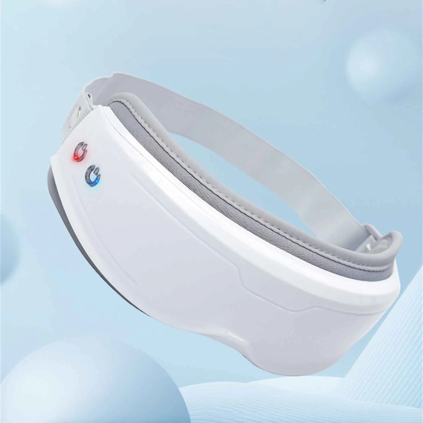 Eye Massager with Heat, 5 Massage Modes Bluetooth Music Heated Massager for Migraines, Relax and Reduce Eye Strain Dark Circles Eye Bags Dry Eye Improve Sleep, Ideal Gifts for Wom
