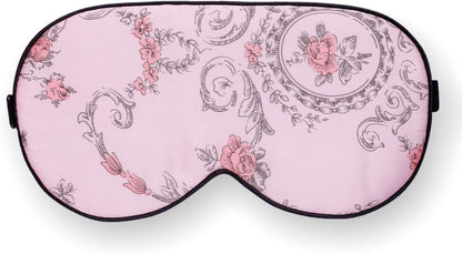 100% Pure Silk Eye Mask - Sleep Eye Cover in Floral Colors (#1)